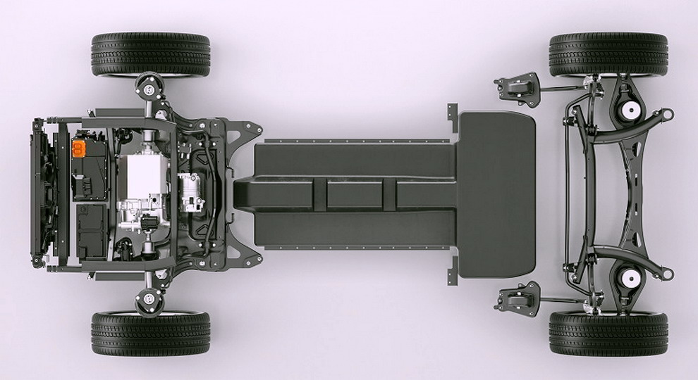 CMA Battery Electric Vehicle Technical Concept Study - Top view